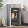 Image de vidaXL Sideboard Gris Sonoma 50x42,5x93 cm Matériau dérivé du bois