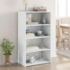 Image de vidaXL Highboard blanc 70x41x124 cm Bois composite