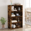 Image de vidaXL Highboard chêne fumé 70x41x124 cm bois composite