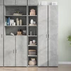 Image de vidaXL Highboard gris béton 30x41x185 cm Bois composite