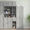Image de vidaXL Armoire haute étroite Gris Sonoma 30x42,5x225 cm Matériau dérivé du bois