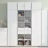 Image de vidaXL Armoire haute blanc 70x42,5x225 cm Bois composite