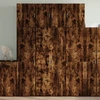 Image de vidaXL Highboard chêne fumé 80x42,5x249 cm Matériau dérivé du bois