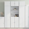 Image de vidaXL Highboard blanc 70x42,5x185 cm Bois composite