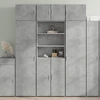 Image de vidaXL Highboard gris béton 70x42,5x185 cm Bois composite