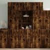 Image de vidaXL Highboard chêne fumé 70x42,5x185 cm Bois composite