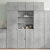 Image de vidaXL Highboard gris béton 80x42,5x185 cm Bois composite