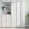 Image de vidaXL Highboard blanc 40x42,5x185 cm Bois composite