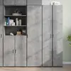 Image de vidaXL Highboard gris béton 45x42,5x185 cm Bois composite