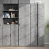 Image de vidaXL Highboard gris béton 50x42,5x185 cm Bois composite