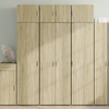 Image de vidaXL Highboard chêne Sonoma 70x42,5x185 cm Matériau dérivé du bois