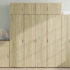 Image de vidaXL Highboard chêne Sonoma 80x42,5x185 cm Matériau dérivé du bois