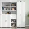 Image de vidaXL Highboard blanc 40x42,5x185 cm Bois composite