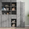 Image de vidaXL Highboard gris béton 40x42,5x185 cm Bois composite