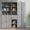 Image de vidaXL Highboard Gris Sonoma 40x42,5x185 cm Matériau dérivé du bois
