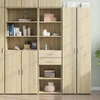 Image de vidaXL Highboard chêne Sonoma 50x42,5x185 cm Matériau dérivé du bois