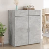 Image de vidaXL Sideboard gris béton 80x42,5x93 cm Bois composite