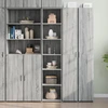 Image de vidaXL Highboard Gris Chêne Sonoma 40x41x185 cm Matériau dérivé du bois