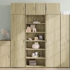 Image de vidaXL Highboard chêne Sonoma 70x41x185 cm Matériau dérivé du bois