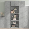 Image de vidaXL Highboard gris béton 70x41x185 cm Bois composite
