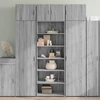 Image de vidaXL Highboard Gris Sonoma 70x41x185 cm Bois composite