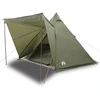 Image de vidaXL Tipi tente familiale 6 personnes vert olive étanche à l'eau