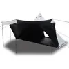 Image de vidaXL Tipi tente familiale 8 personnes Blanc Obscurci Etanche
