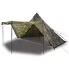 Image de vidaXL Tipi tente familiale 8 personnes motif camouflage étanche à l'eau