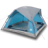 Image de vidaXL Tente de camping 4 personnes bleue étanche à l'eau