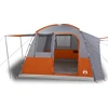 Image de vidaXL Tente de voiture 4 personnes Gris et orange Imperméable