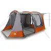 Image de vidaXL Tente pour voiture Gris et orange Imperméable