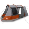 Image de vidaXL Tente pour voiture 2 personnes Gris et orange Imperméable