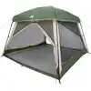 Image de vidaXL Tente familiale pour 6 personnes Vert Étanche