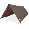 Image de vidaXL Tarp brun 406x306 cm imperméable