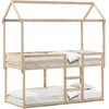 Image de vidaXL Lit superposé sans matelas 90x190 cm pin massif