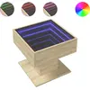 Image de vidaXL Table basse LED Chêne Sonoma 50x50x45 cm Matériau dérivé du bois
