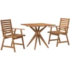 Image de vidaXL Ensemble de jardin 3 pièces en bois massif d'acacia