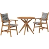 Image de vidaXL Ensemble de jardin 3 pièces en bois massif d'acacia