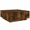 Image de vidaXL Table basse chêne fumé 100x100x40 cm bois composite