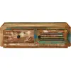 Image de vidaXL Table basse 89x55x29 cm Vieux bois massif
