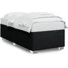 Image de vidaXL Cadre de lit sans matelas noir 90x200 cm Tissu