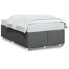 Image de vidaXL Cadre de lit sans matelas gris foncé 120x190 cm Tissu
