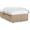Image de vidaXL Sommier sans matelas cappuccino brun 120x190cm similicuir