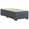 Image de vidaXL Cadre de lit sans matelas gris foncé 80x200 cm velours