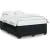 Image de vidaXL Cadre de lit sans matelas noir 160x200 cm velours