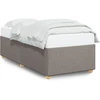 Image de vidaXL Cadre de lit sans matelas Taupe 80x200 cm Tissu
