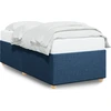 Image de vidaXL Cadre de lit sans matelas bleu 80x200 cm Tissu