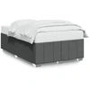 Image de vidaXL Cadre de lit sans matelas gris foncé 120x200 cm Tissu