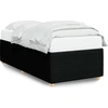 Image de vidaXL Cadre de lit sans matelas noir 80x200 cm Tissu