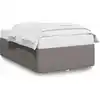 Image de vidaXL Cadre de lit sans matelas Taupe 120x200 cm Tissu